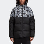 adidas Neo COLOR BLOCK JKT Mens Black Down Jacket Thick Cot Running Jas Sport Kleding Mannelijke Wind-proof Hoodies DP8551