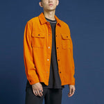 Men's Converse Sports Cargo corduroy Shirt Jacket Yellow 10019954-A02
