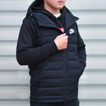 Nike MENS Casual Sports Hooded Vest Black AJ7951-010