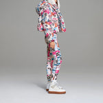 adidas originals x Ivy Park Letters Printed Sports Hooded Down Jacket Unisex Floral H18992