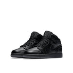 (GS) Air Jordan 1 Retro Mid 'Black Dark Grey Outsole' 554725-021