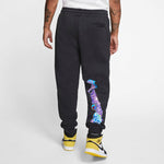 Air Jordan MJ Sticker Sweatpants Casual Sports Fleece Lined Long Pants Black CT6725-010