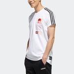 adidas neo x Crossover White Casual Sports Short Sleeve White FR7981