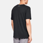 Under Armour Sportstyle Training Sports Short Sleeve Couple Style Black 1326799-001