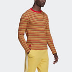 adidas x Wales Bonner Stripe Long Sleeves T-Shirt 'Orange Yellow' HG6265