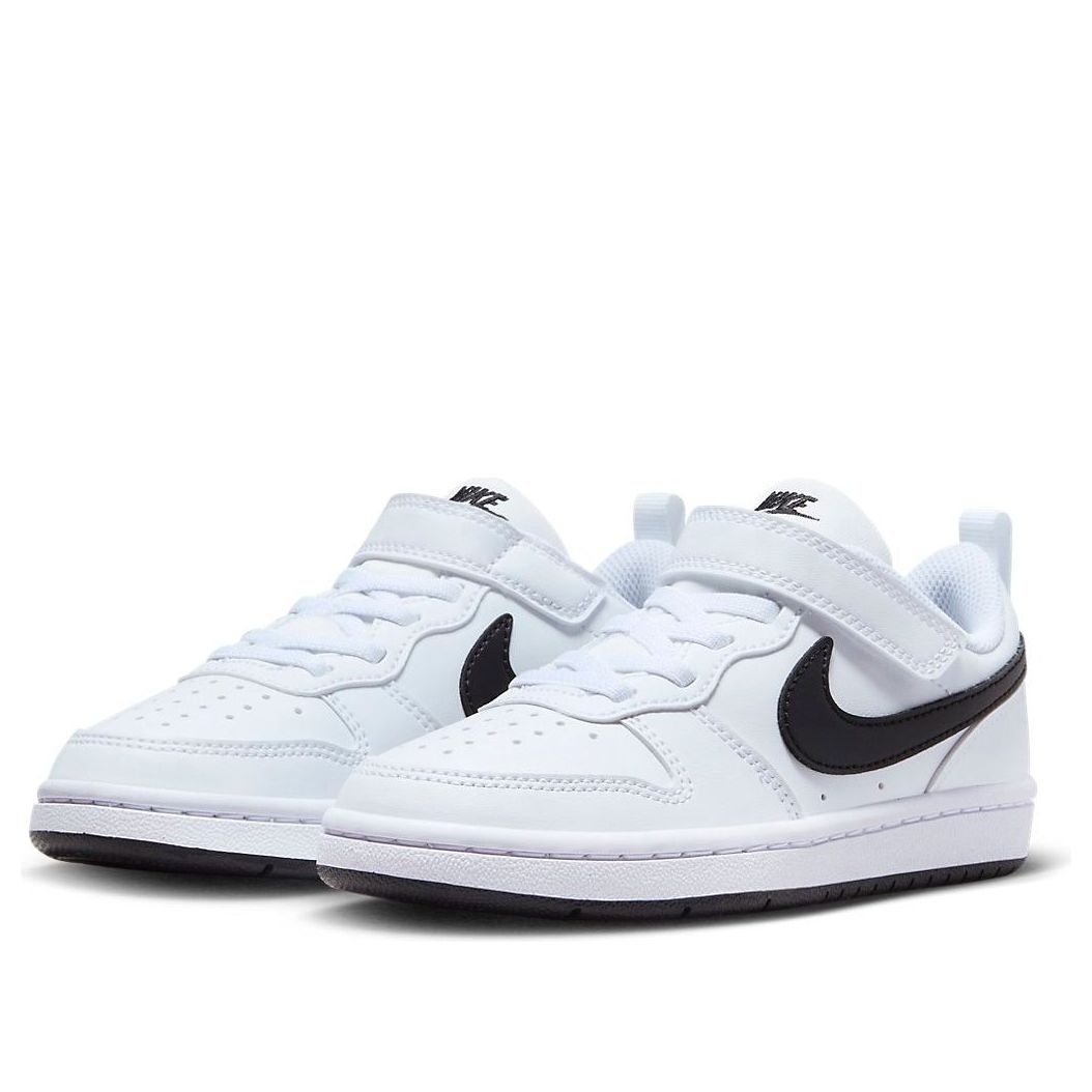 (PS) Nike Court Borough Low Recraft 'Summit White Black' DV5457-104