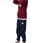 New Balance Big logo Printed Sweatshirt Men Burgundy MT83982SDR