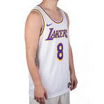 Nike NBA Basketball Sports Jersey Vest SW Fan Edition Lakers Home 8 White CI9503-100
