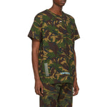Off-White Green Camouflage Arrows Short Sleeve OMAA002S188780129901