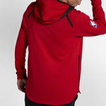 Nike Player Edition houston rockets Solid Color Zipper hooded Jacket Red 899843-657