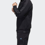 Men's adidas Sports Stylish Jacket Solid Color Black FM9344
