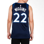 Nike NBA Andrew Wiggins Icon Edition Swingman Jersey SW Fan Edition Minnesota Timberwolves Gold Navy Blue Dark blue 864491-419