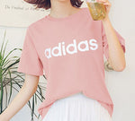 (WMNS) adidas neo Round Neck Sports Short Sleeve Pink FP7875