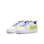 (GS) Nike Court Borough Low 2 SE 'White Atomic Green' DQ7770-100