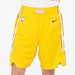 Nike NBA SW 19-20 LA Lakers Swingman Shorts Yellow BV5873-728