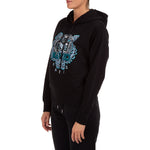 (WMNS) KENZO Embroidery Cotton Hoodie Black FA62SW8714XA-99A