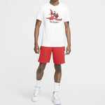 Air Jordan Chicago White Red Basketball Printing Short Sleeve CN3597-100