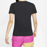 (WMNS) Nike As W Nsw Tee Contrasting Colors logo Short Sleeve Black CT8855-010