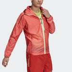 Men's adidas Reflective Windproof Logo Alphabet Hooded Jacket H11744