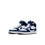 (PS) Nike Court Borough Mid 2Velcro 'White Signal Blue' CD7783-107