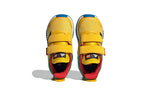 (TD) adidas DNA x LEGO Two-Strap Hook-and-Loop Shoes 'Yellow Black Shock Blue' HQ1308