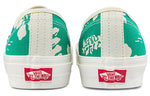 Vans Authentic 44 DX Low Tops Casual Skateboarding Shoes Green Printing Unisex VN0A5KX4AWP