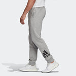 adidas Logo Printing Bundle Feet Sports Pants Version Gray GC7345