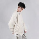 MLB New York Yankees Lambs Wool Jacket Unisex White 31JPF1061-50I