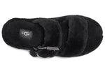 (WMNS) UGG Fuzz Yeah Black Sandals 1104662-BLK