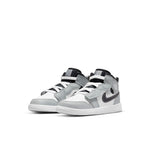 (PS) Air Jordan 1 Mid 'Grey Black White' AR6351-078