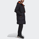 adidas Myshelter CR Stay Warm Detachable Reversible vest Sports Reflective mid-length hooded down Jacket Black FR9527