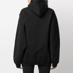 (WMNS) Balenciaga SS21 Printing Hoodie Black 641529TJVI71070