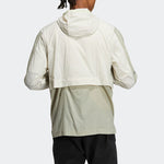 adidas TERREX U VOYG LIGHT WB Outdoor Sports Hooded Jacket Couple Style light grey HE5180