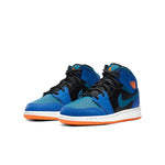 (GS) Air Jordan 1 Mid 'Racer Blue Green Abyss' 554725-440