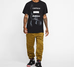 Air Jordan Basketball Printing Sports Short Sleeve Black AT8926-010