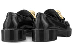 (WMNS) LOUIS VUITTON Academy Platform Loafers 'Black' 1A8VRI