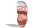 (WMNS) adidas Adilette Pink White Sandals 'Pink Blue' EE4109