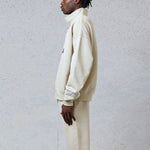 Fear of God Essentials FW20 Half Zip Sweatshirt 'Cream' FOG-FW20-346