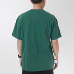 Men's Nike Logo Pattern Round Neck Short Sleeve Green T-Shirt DV3316-350