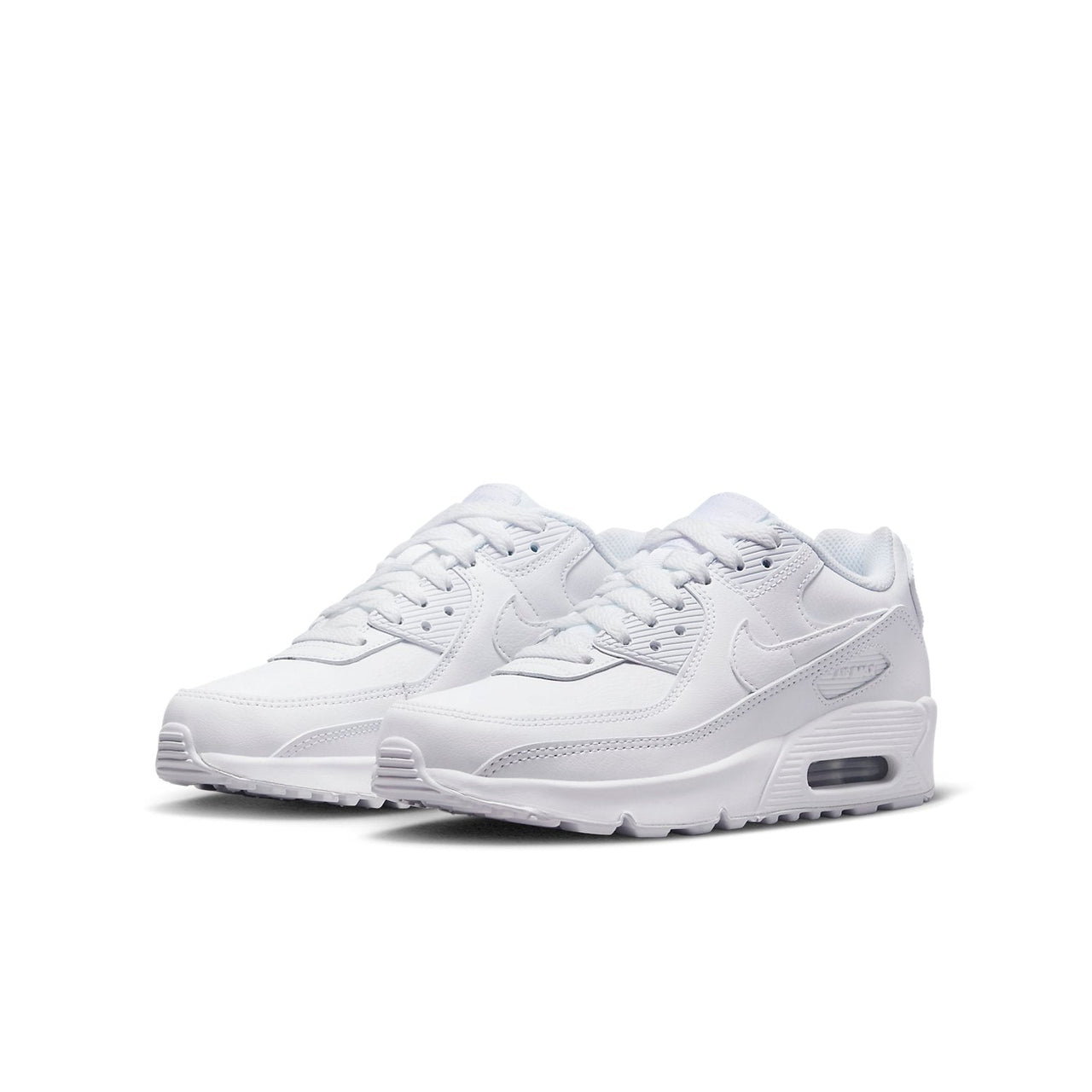 (GS) Nike Air Max 90 Leather 'White' CD6864-100