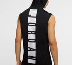 Air Jordan Air Dri-Fit Back Alphabet Printing hooded Vest Black White CW0373-010