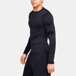 Men's Under Armour UA HeatGear Armour Long Sleeves Sports Long Sleeves Black 1351817-001