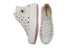 (WMNS) Converse Chuck Taylor All Star Lift Platform High 'Embroidered Hearts - White' A01599C