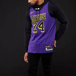 Nike NBA Jersey Kobe Bryant Lakers 18-19ss Jersey Men Purple AV3696-505