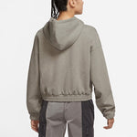 (WMNS) Air Jordan Casual Sports Knit Loose Hoodie Short Green DD6999-320