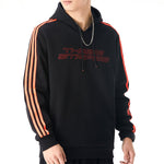 adidas M Fav Nn Hd logo Printing Fleece Lined Stay Warm Sports Pullover Black GQ7049