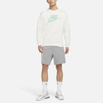 Men's Nike Logo Casual Sports Round Neck Pullover White DR7829-133