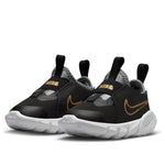 (TD) Nike Flex Runner 2 'Black Metallic Gold' DJ6039-007