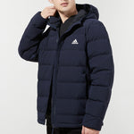 adidas Helionic S H J Outdoor Sports hooded down Jacket Dark Blue FT2519