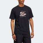 adidas originals Shmoofoil Pattern Printing Athleisure Casual Sports Short Sleeve Couple Style Black HC2193